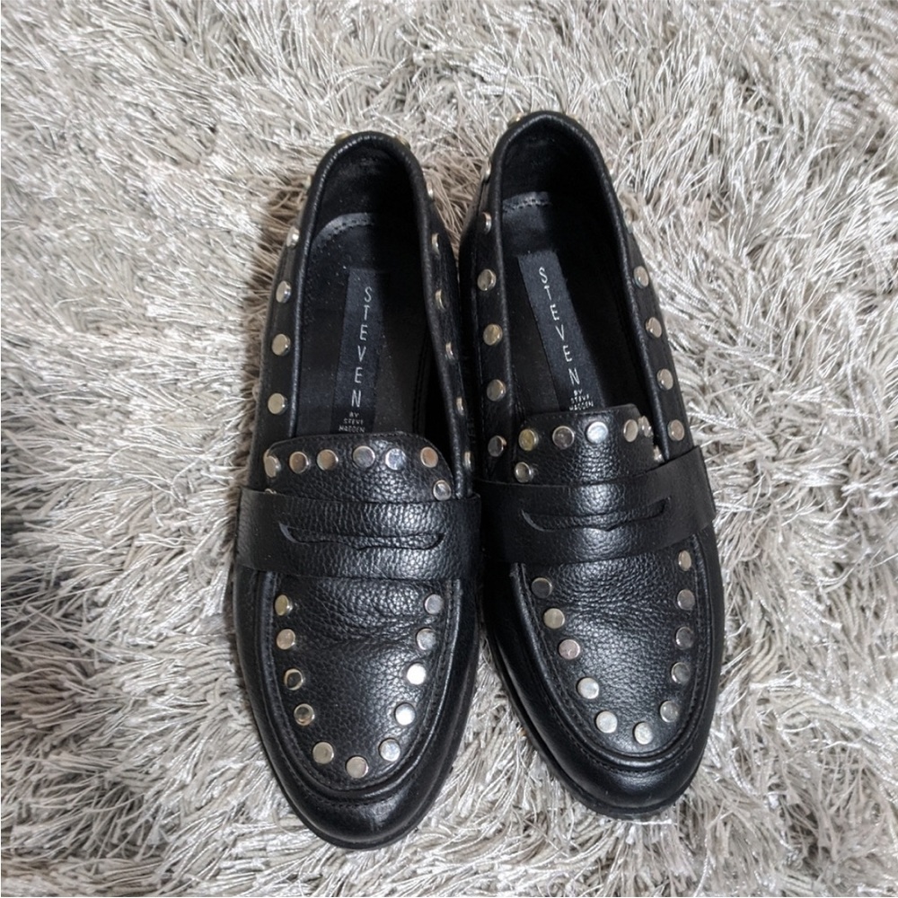 Steve Madden Studded Loafers 5.5
